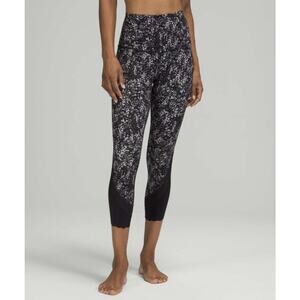 Lululemon Wunder Under Womens Scalloped Crop High Rise Yoga Leggings 4
